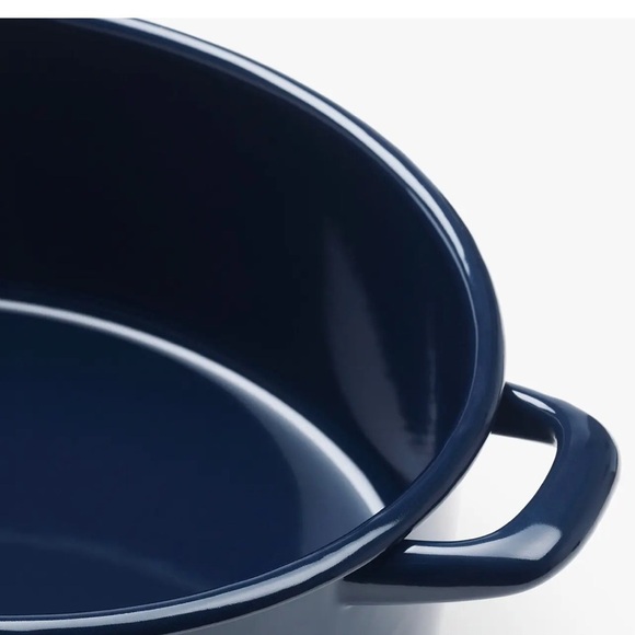 IKEA VARDAGEN Blue Enamel Pot 5.3 Qt Dutch Oven Casserole Dish Discontinued - Picture 5 of 14